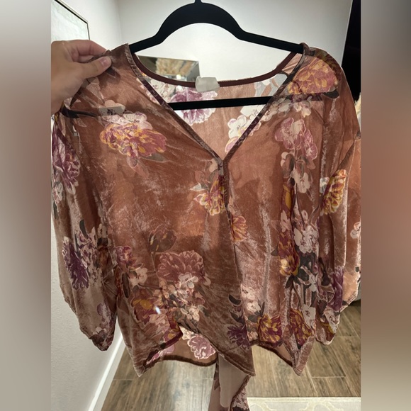 Velvet blouse - Picture 2 of 4